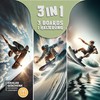 CRID Skateboard Wall Mount Bamboo - Universal Holder for Skateboard,