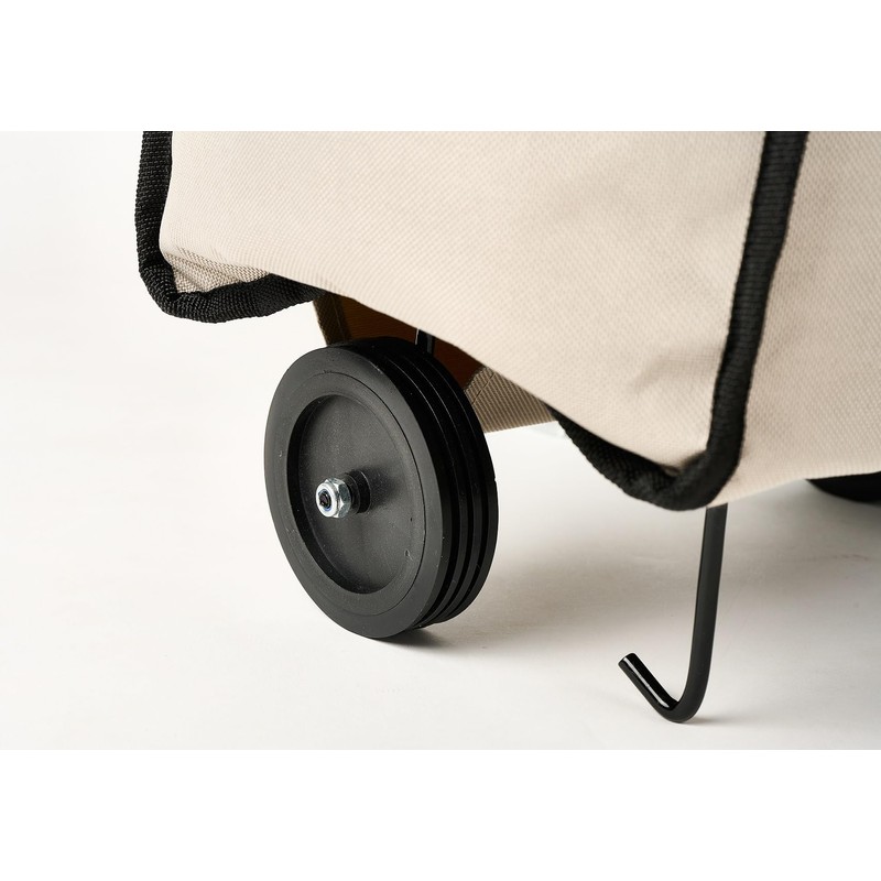 レップ(Rep) Cocoro(コ・コロ) ショッピングカート キュイール ハンディトートカート ブラック 30L 荷物フック 無地 折り畳み式