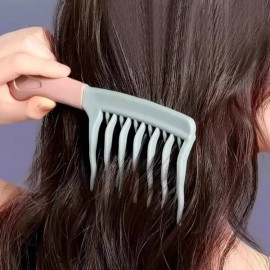 Byuldo Pyogi 파마 웨이브빗 컬유지 볼륨살리기 2중빗살 스타일링빗 모든머리용 Perma Wave Bit Curl Keeper Volume Lifting 2 in 1 Styling Comb for All Hair Types [Wavebit]