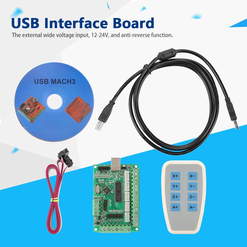 USB Interface Board CNC MACH3 Motion Control Card For Engraving
