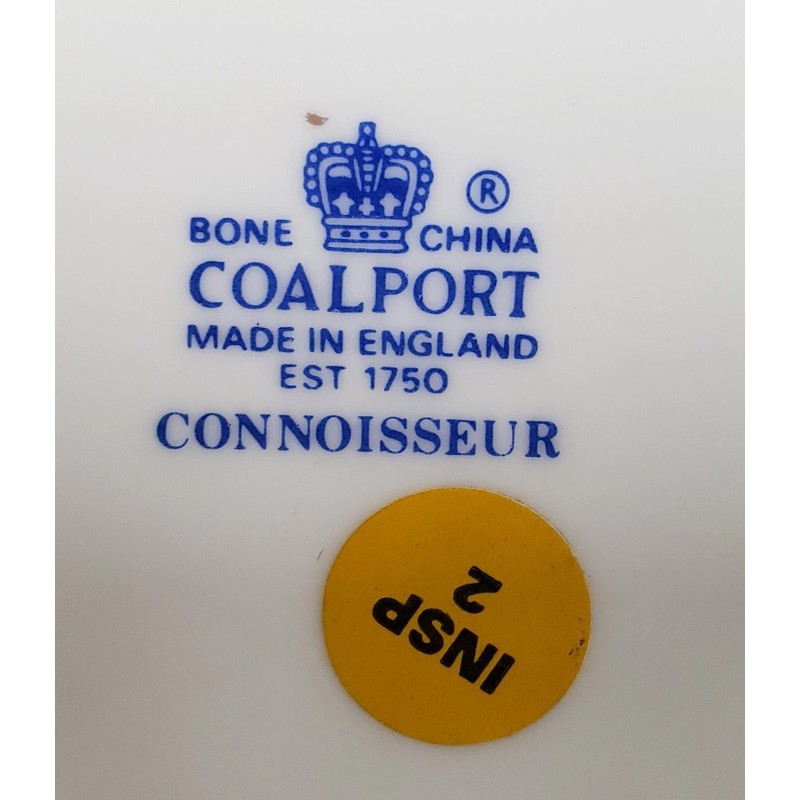 Coalport Fine Bone China CONNOISSEUR Bread And Butter Plate BRAND