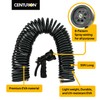 Centurion 710 Non-Kink Coil Hose with 7-Pattern Sprayer (Black, 50