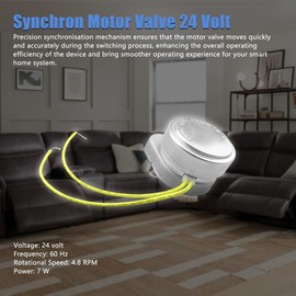 Synchron Motor Valve 38600L Replacement 2 Wire Spring Return Damper Motor 24 Volt