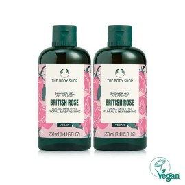 The Body Shop British Rose Shower Gel 250ML Duo Set (880004) / 브리티쉬 로즈 샤워젤 250ML 듀오세트 (880004)