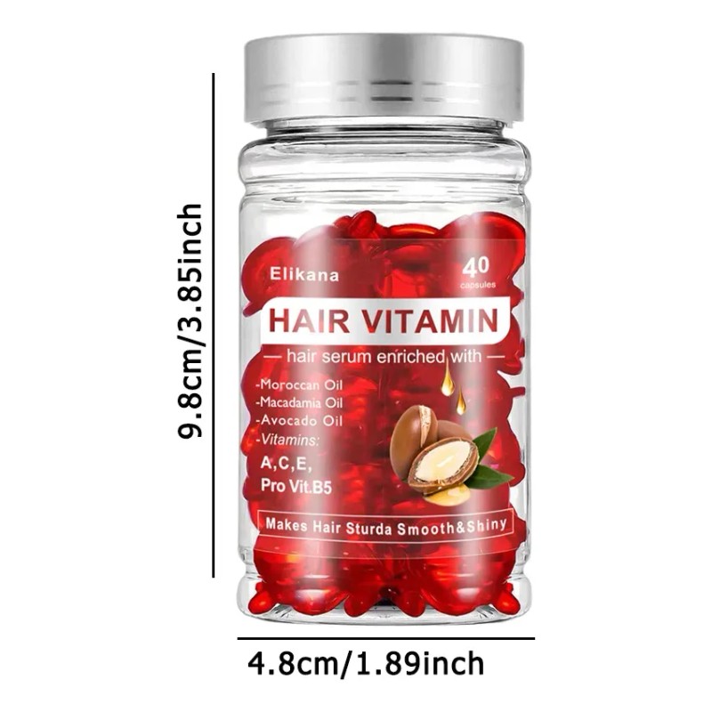Vitaminas Para Cabello Elikana Con Aceites Naturales