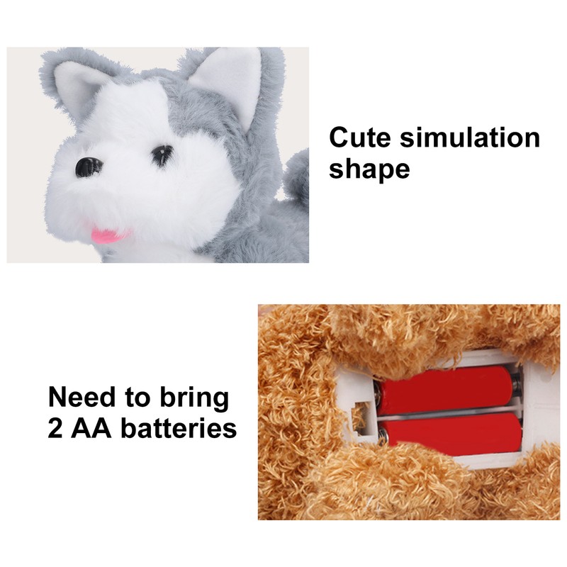 Electronic Interactive Pet Dog Soft Plush Puppy Dog Simulation Walking
