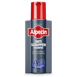 Alpecin Alpecin Anti-Schuppen Shampoo A3, 3 x 250 ml - Bei schuppender Kopfhaut - Effektive Vorbeugung der Schuppenbildung bei fettigem Haar