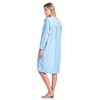 Casual Nights Women's Long Sleeve Micro Fleece Cozy Floral Nightgown
