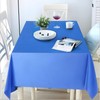 WDF 54 Inch X 100 Feet Blue Plastic Table Cover