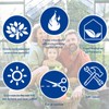 Hotop Polycarbonate Greenhouse Panels Kit 4' x 2' x 0.24"
