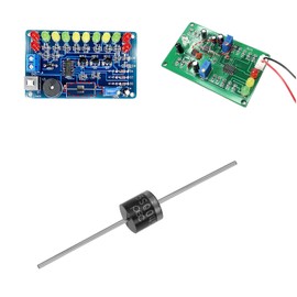 eMagTech Schottky Diode Set 15A 45V Axial 15SQ045 Protective Diodes Silicon Diodes Solar Diode Electronic Components for Solar Panel Car TV etc. 50-Piece