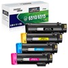 SINOPRINT 4 Pack 6510 6515 Toner Cartridges Compatible with Xerox