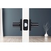 BRINKS – 6-Pack Matte Black Contemporary Indoor Passage Straight Door