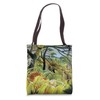 Tiger in a Tropical Storm (Surprised!) by Henri Rousseau Tote