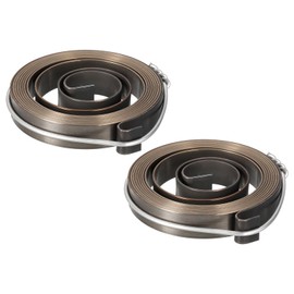 uxcell Drill Press Spring Drill Press Quill Feed Return Coil Spring Assembly Spring Steel Chemical Blackening Finish 1540mm Expand Long 53 x 10 x 0.8mm 2 Pcs
