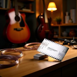 Silver International Maßstab, Standard-Saitenlineal, Gitarrenbauer-Werkzeug, nützlich, Gitarrenbauer-Zubehör, Instrumenten-Zubehör