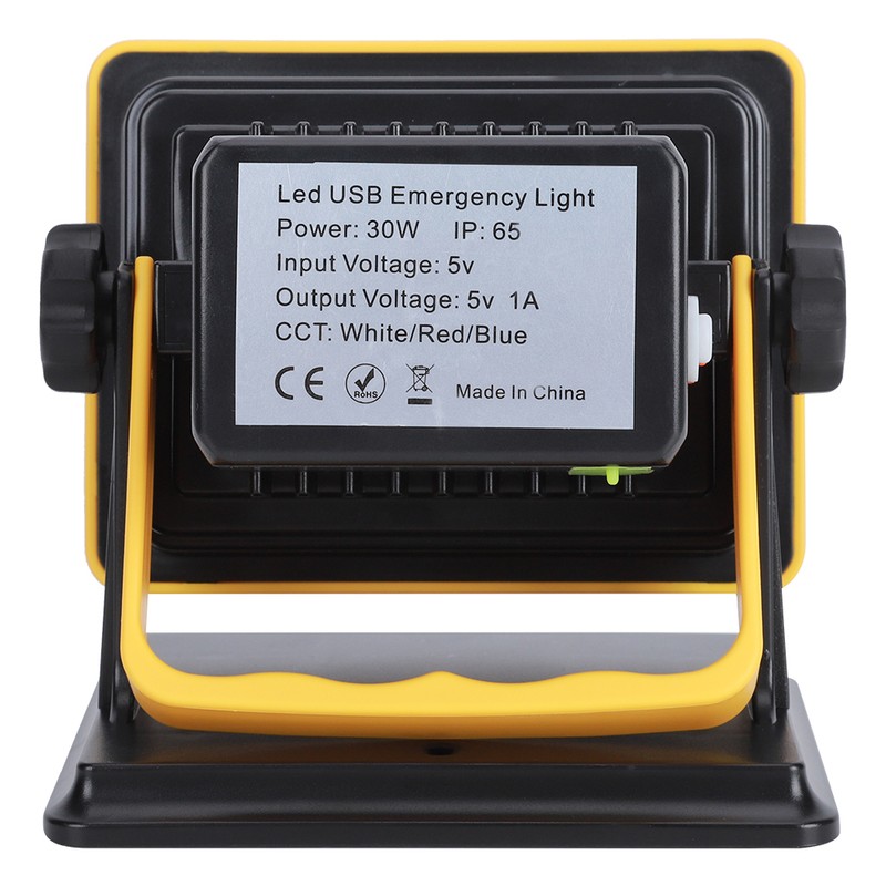 30W LED USB Rechargeable Flood Light Portable Waterproof Emergency Lights