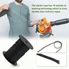 M METERXITY Recoil Starter Rope Pull Cord 2.5mm 30m, Black