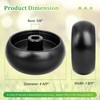 2 Pack GX10168 Deck Wheels Compatible with John Dee re
