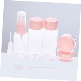 Ipetboom 7pcs Refillable Travel Bottles for Liquids Creams and Lotions Lightweight and Portable Makeup Containers for Shampoo Conditioner and Cosmetics for Travel and Camping