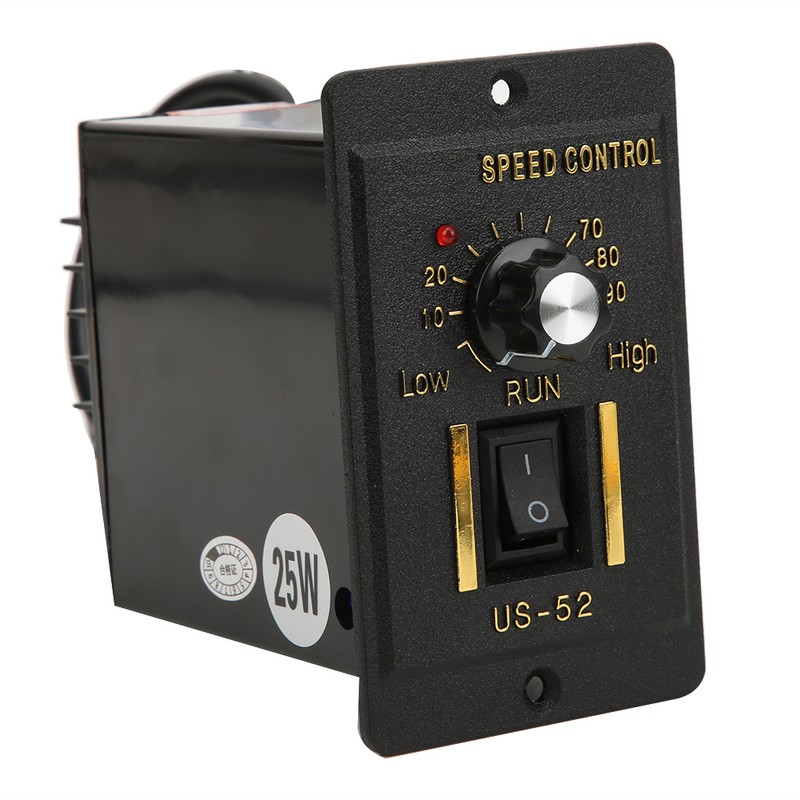 BERM Motor Speed Regulator with Potentiometer Threaded Knob 3.96 Interface