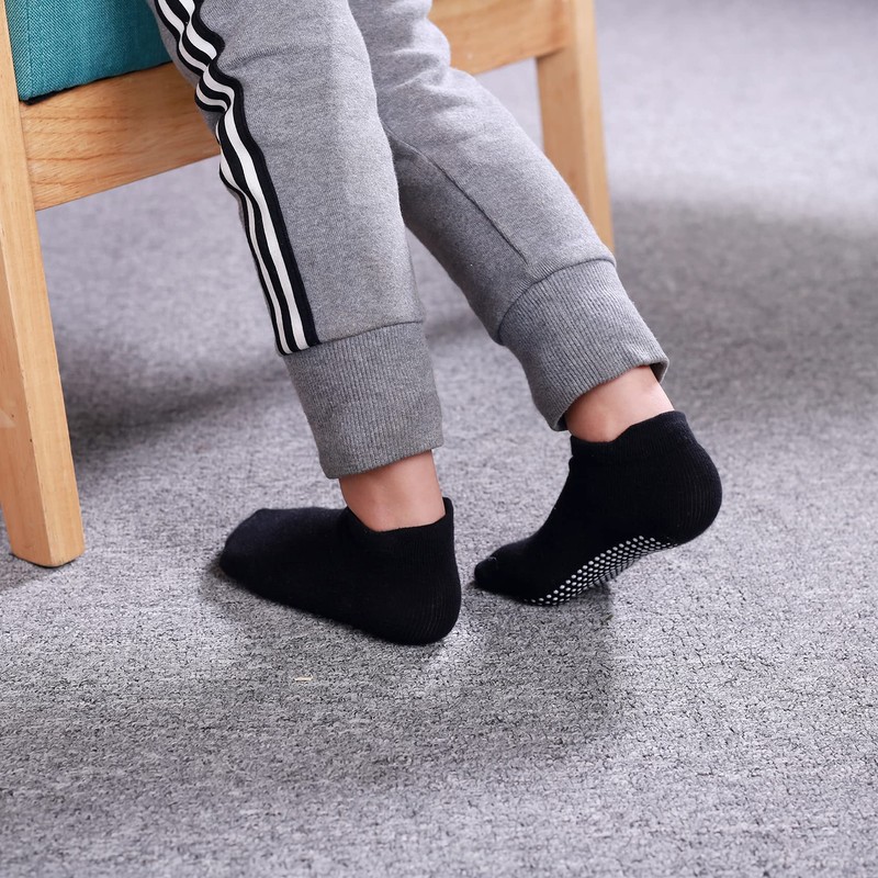 Tenpluszero 12 Pairs Anti Slip Baby Ankle Socks with Non