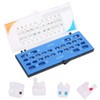 Dental Orthodontic Tooth Ceramic Brackets 022 Slot 345 With Hooks