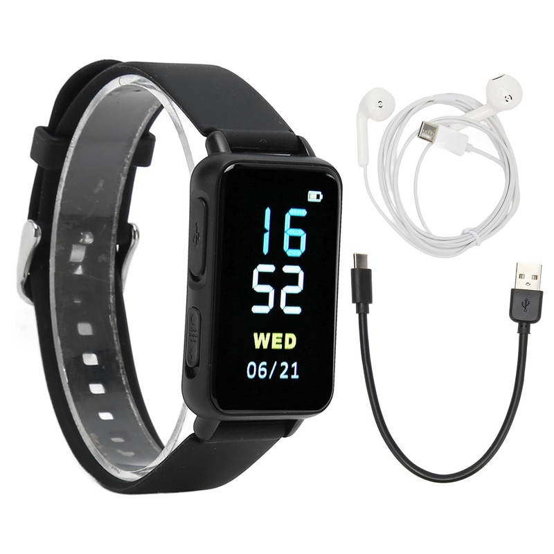 Voice Recorder Watch, HD Noise Reduction Digital Bluetooth MP3 Voice