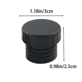 WELWIK 2PCS Light Bulb Socket Covers Socket Cover Plugs ABS Safety Cover Plugs for String Lights Light Socket Protective Covers for Garden Patio Porch Covering Unused Recessed Light Sockets Black