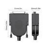 YAODHAOD DB25 Solderless Adapter RS232 D-SUB Serial Adapter 16 mm