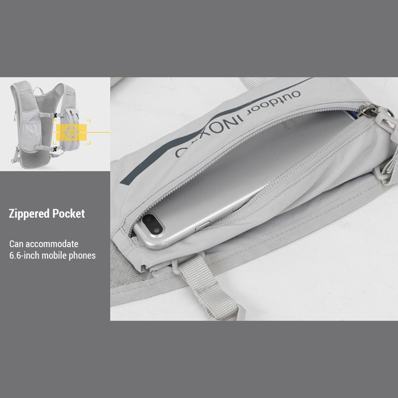 5L Running Hydration Vest Backpack Breathable Jogging Sports Backpack with