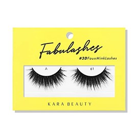 KARA BEAUTY FABULASHES 3D Faux Mink False Eyelashes - Style A61