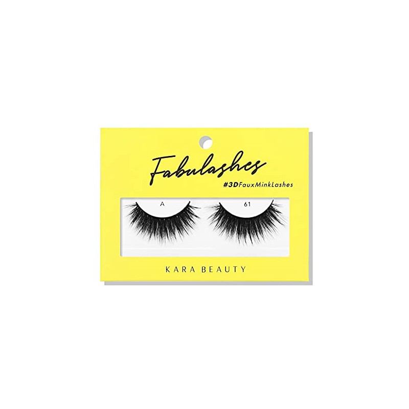 KARA BEAUTY FABULASHES 3D Faux Mink False Eyelashes - Style