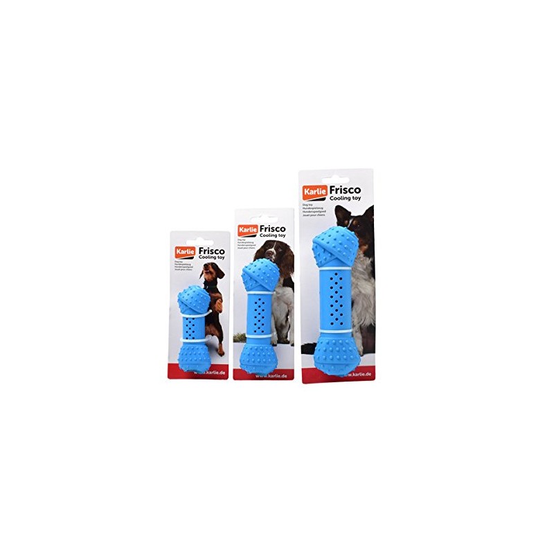 Karlie Gummiknochen Frisco L: 14 cm blau