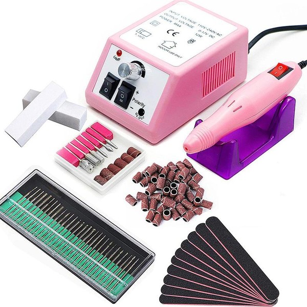 20000RPM Nail Set Drill Machine Electric Manicure Milling Cutter Kit