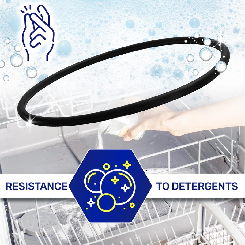 Dishwasher Pump Sump Gasket Ø 185 mm with the Original