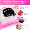 Lámpara Roja Para Realzar Uñas Uv+led 280w/66 Secadora