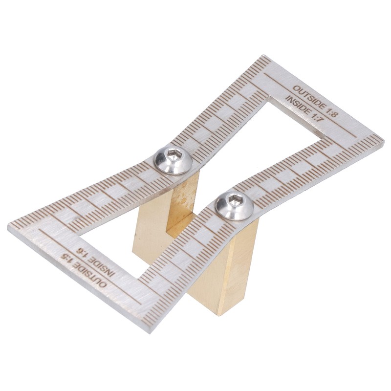 Dovetail Marker Woodworking Dovetail Scribing Gauge Measuring Tool with 1:5/1:6/1:7/1:8