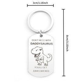 fuakUip Dad Gifts,Father's Day Gifts,Gift for Dad,Father's Day Presents from Daughter,from Son,Father Keyring,Daddy Birthday Gifts,Best Daddy Gifts