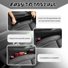 2PCS Car Seat Gap Filler Organizer with Charging Opening,Multifunctional Car