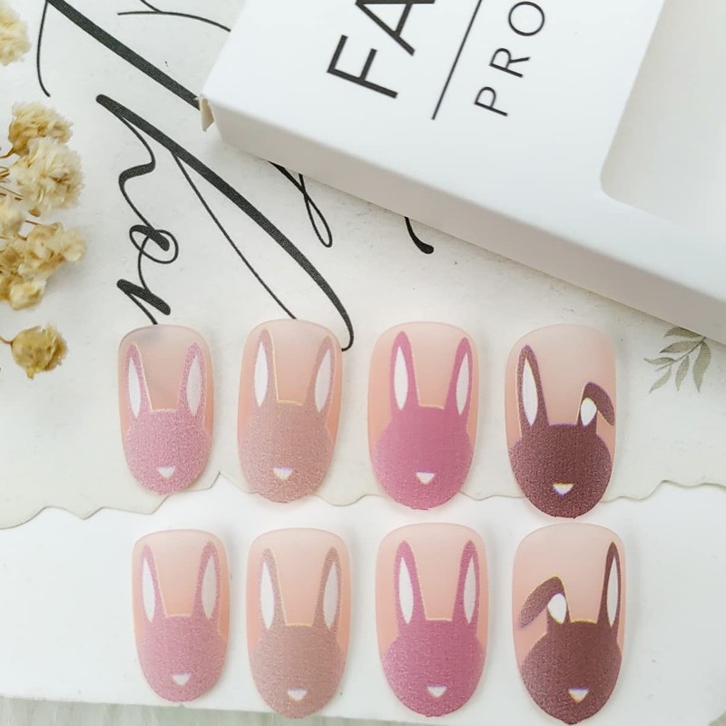 Easter Cute Press On Nail Fake Nails