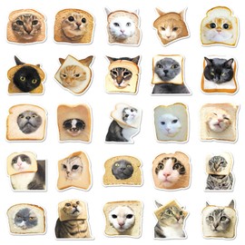 50Pcs Cat Meme Vinyl Stickers,Meme Graffiti Decals,Waterproof Sticker for Phone Laptop Bottles Skateboard Computer Phone Luggage Guitar Gifts Decals for Kids Teens Girls