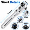 Double-Head Mini Ratchet Wrench – Fast Reversible Socket Tool for