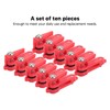 10PCS Heavy Tension Snap Release Clips Lightweight Portable Padded Release