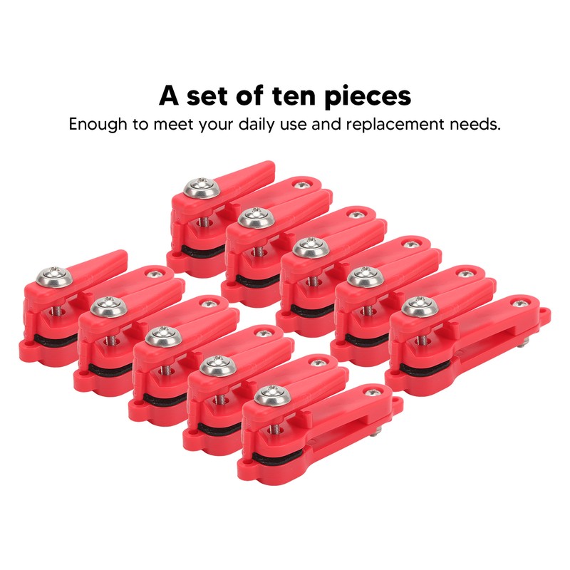 10PCS Heavy Tension Snap Release Clips Lightweight Portable Padded Release