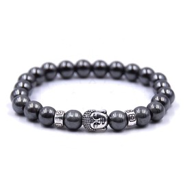 IDB Non Magnetic Hematite Bracelet - Multiple Stunning Styles To Choose From (3. Approx 7.5 Inch Strand)