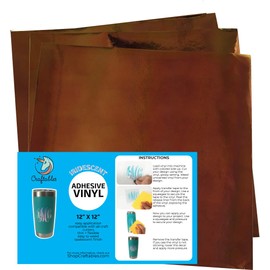 Craftables Amber Iridescent Craft Vinyl for Cricut and Silhouette, Cameo - Opal Holographic Vinyl - (3) 12" x 12" Sheets