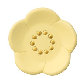 Deco Corporation Concombre ZCB-38440 Flower Base, Yellow, Size: Approx. W4.8 D4.8 x H1.5