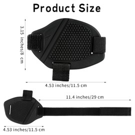 2 Pack Motorcycle Shifter Shoe Protector Black Motorcycle Gear Motorbike Boot PadCovers, Nylon Clutch Cover Shoe Protectors for Men Women, Motorcycle Protective Gear Accessories (Adjustable, Durable)