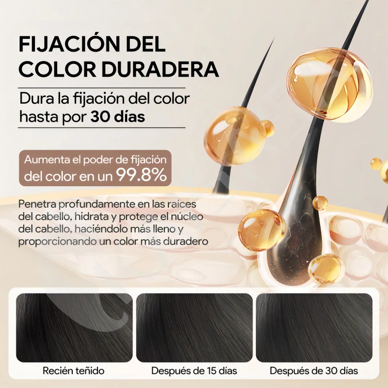 Kaisasa Shampoo Tinte Cubre Canas Natural Jengibre 500ml